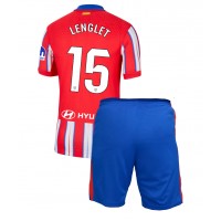 Camiseta Atletico Madrid Clement Lenglet #15 Primera Equipación para niños 2024-25 manga corta (+ pantalones cortos)